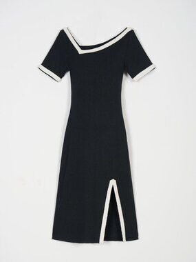NWT Petite Studio Hepburn Dress Black XXS